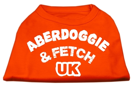 Aberdoggie UK Screenprint Shirts Orange XS